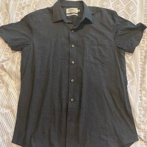 dark gray men’s button down